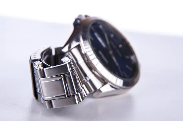Elegant men's wristwatch Stock Image
