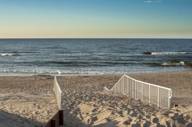 Baltık Denizi üzerinden günbatımı