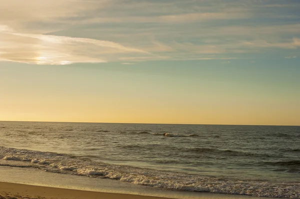 Puesta de sol sobre el mar Báltico — Foto de Stock