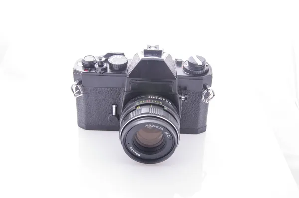 Velho 35 milímetros câmera de filme — Fotografia de Stock