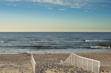 Baltık Denizi üzerinden günbatımı
