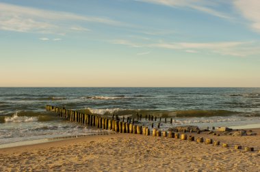 Baltık Denizi üzerinden günbatımı