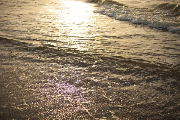 Pôr do sol sobre o mar Báltico — Fotografia de Stock