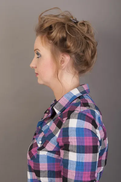 Retrato de estúdio de moda de beleza — Fotografia de Stock