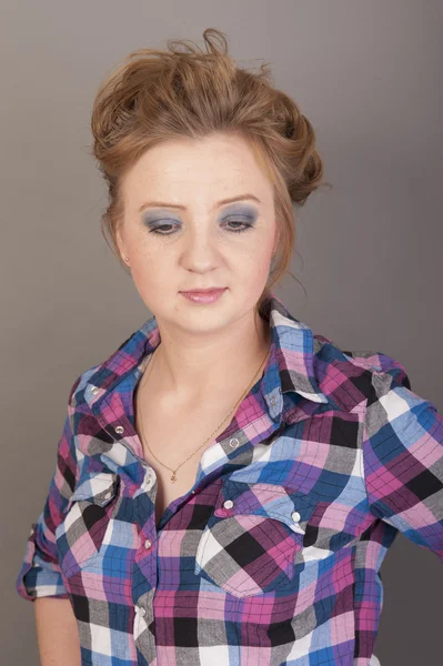 Beauty Fashion Studio Portrait — Stockfoto