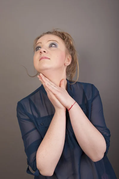 Retrato de estudio de moda de belleza —  Fotos de Stock