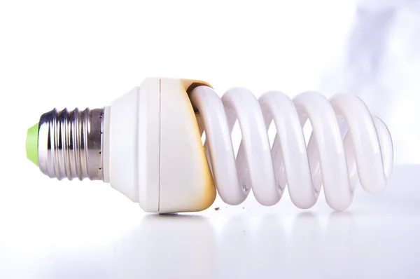 Energiebesparende lamp close-up — Stockfoto