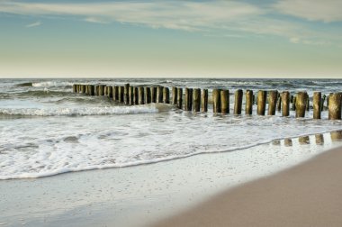 Baltık Denizi üzerinden günbatımı