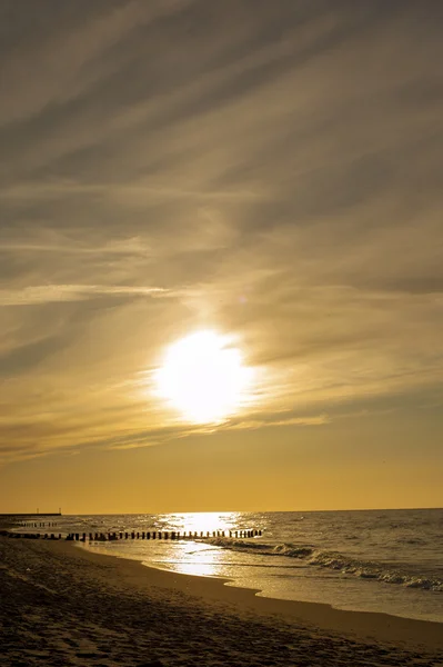 Solnedgång över Östersjön — Stockfoto