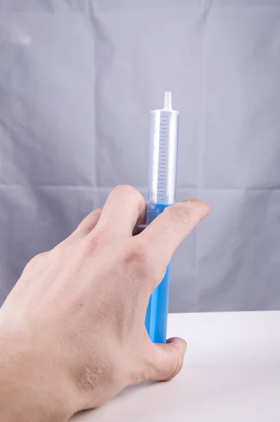 Syringe isoletd on white — Stock Photo, Image