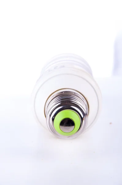 Energy-saving light bulb close up — Stock Photo, Image