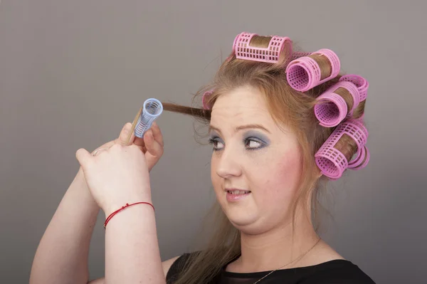 Retrato de estúdio de moda de beleza — Fotografia de Stock