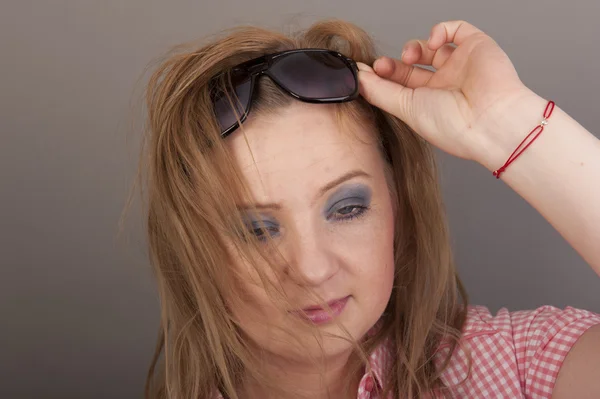 Retrato de estúdio de moda de beleza — Fotografia de Stock