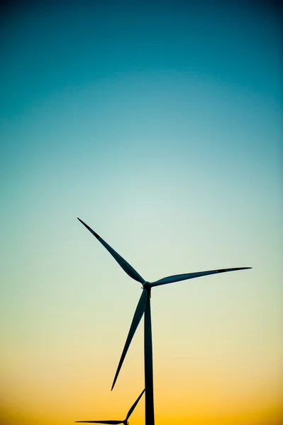 Windturbine boerderij — Stockfoto