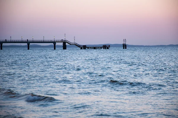 Pier a Miedzyzdroje, Polonia — Foto Stock