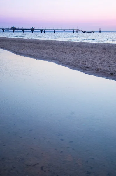 Pier in Miedzyzdroje, Polonia — Fotografia de Stock