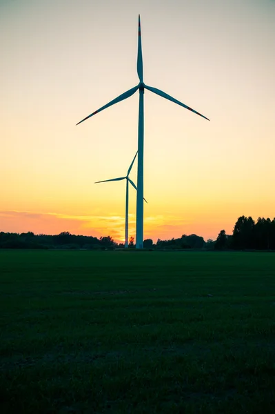 Windturbine çiftlik — Stok fotoğraf