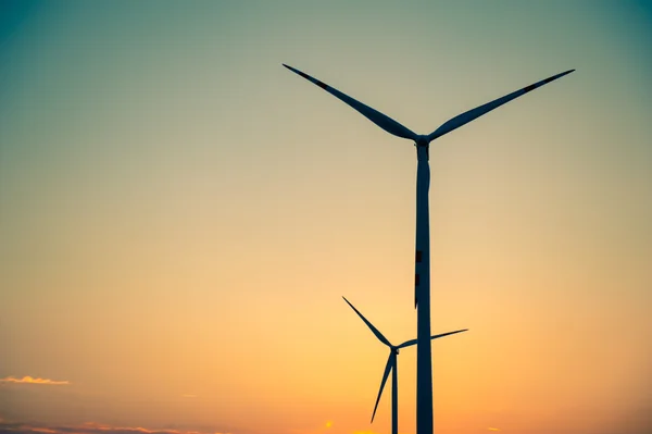 Windturbine boerderij — Stockfoto