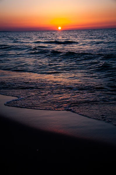 Puesta de sol sobre el Báltico — Foto de Stock