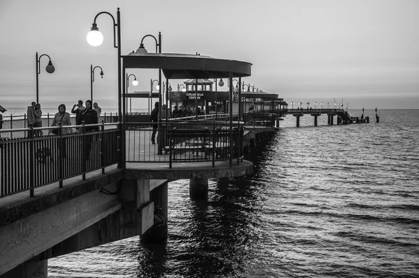 Pier in Miedzyzdroje, Polonia — Fotografia de Stock