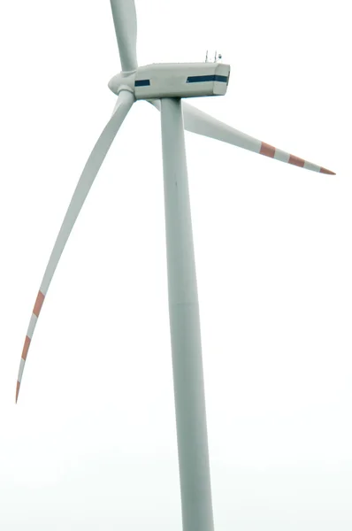 Wind turbines on a sunny day — Stock Photo, Image