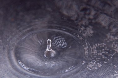 su damlaları yakın çekim