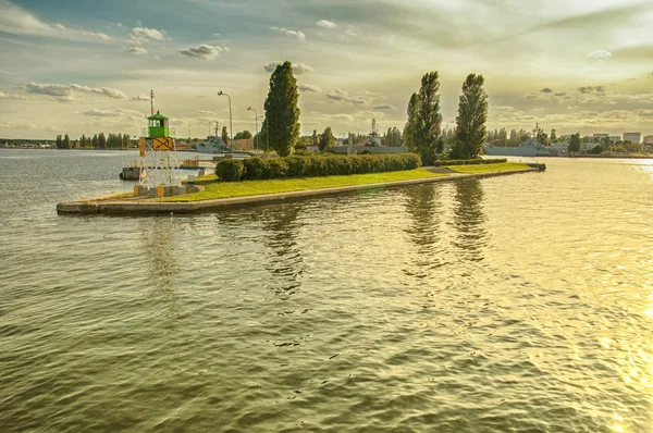 Hafenstadt — Stockfoto