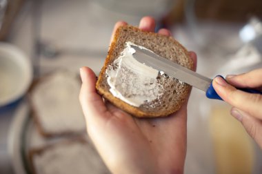 Kahvaltı için sandviçler