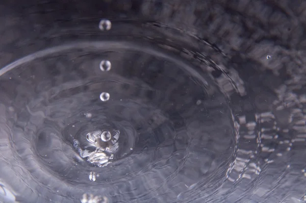 Gotas de água close-up — Fotografia de Stock