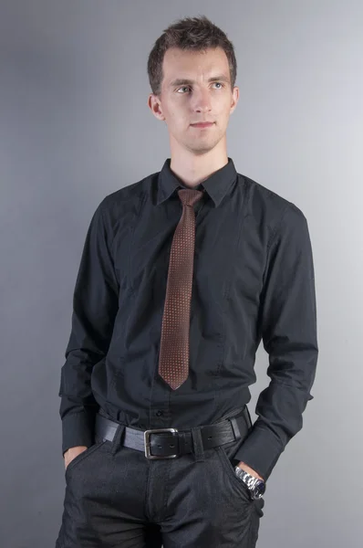 Young handsome businessman — Stock Photo, Image