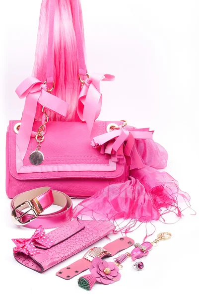 Roze mode-accessoires — Stockfoto