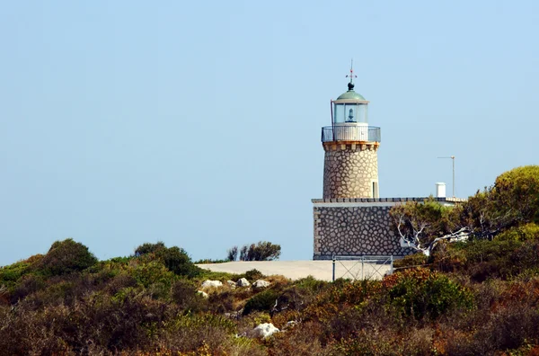 Leuchtturm auf der Insel Akynthos — Stockfoto