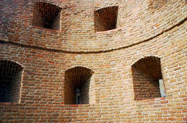 Mittelalterliche Mauer in Posen — Stockfoto