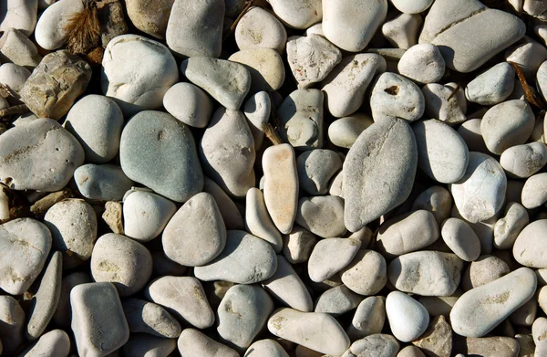 Pebbles na praia na Ilha de Corfu — Fotografia de Stock