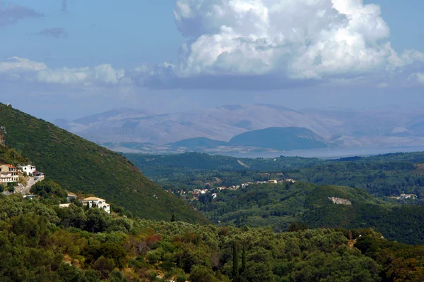 Landscape of Corfu island — Stock Photo, Image