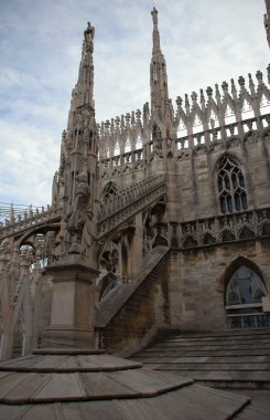 milano kilisede üzerinde Gotik süsleme