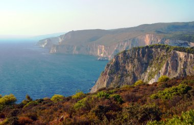 cliff, zakynthos Adası ile Sahil