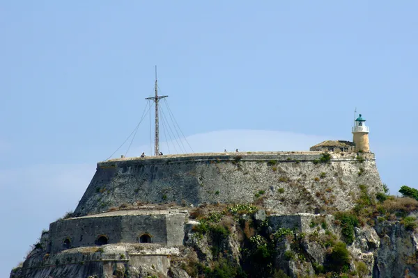 PALAIO frourio in stad van corfu — Stockfoto