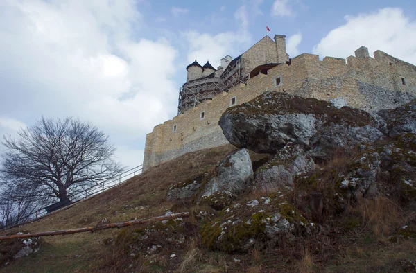 Średniowieczny zamek w Bobolicach — Zdjęcie stockowe
