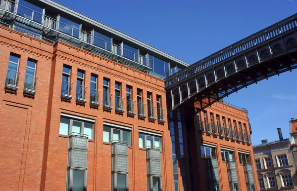 Building from red brick — Stock Photo, Image