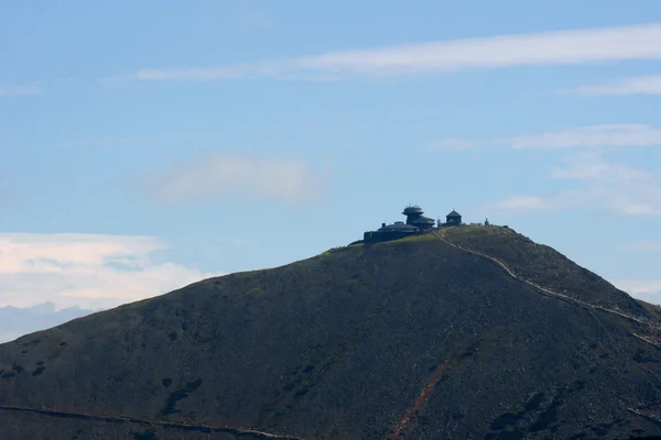 Sniezka 高峰 karkonosze 山中 — 图库照片