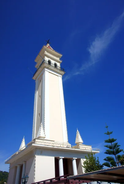 Kirketårnet i Zakynthos by – stockfoto