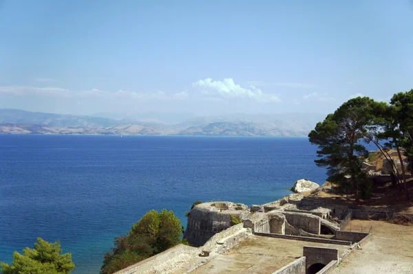 Palaio Frourio na cidade de Corfu — Fotografia de Stock