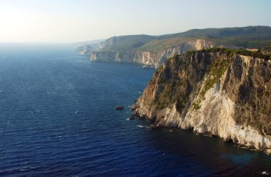 cliff, zakynthos Adası ile Sahil