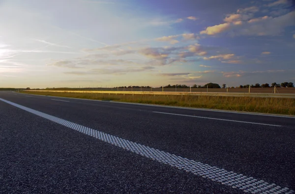 Strada orbitale in costruzione a Poznan — Foto Stock