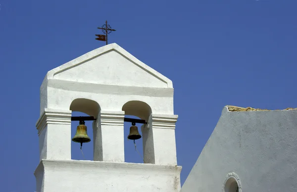 Torre da Igreja na ilha de Corfu — Fotografia de Stock