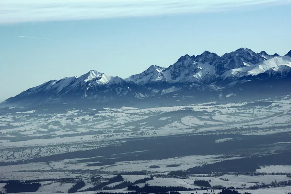 Montagne carpatiche in inverno — Foto Stock