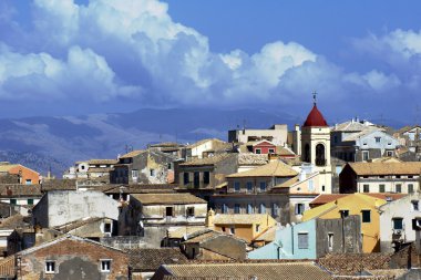 Korfu Adası Yunanistan eski şehir