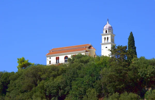 Ορθόδοξη Μονή στο λόφο — Φωτογραφία Αρχείου