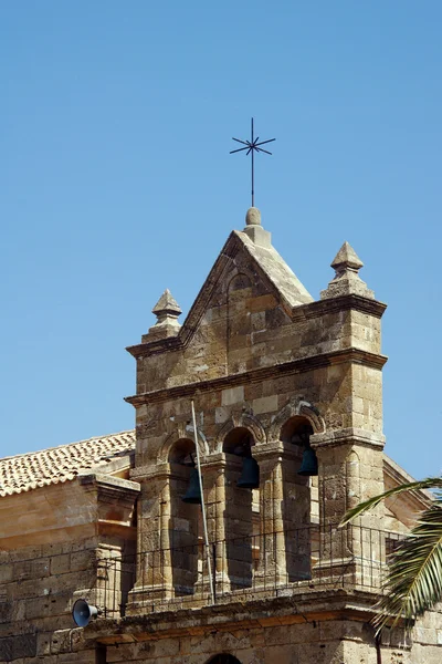 Bizans kilise çan kulesine zakynthos